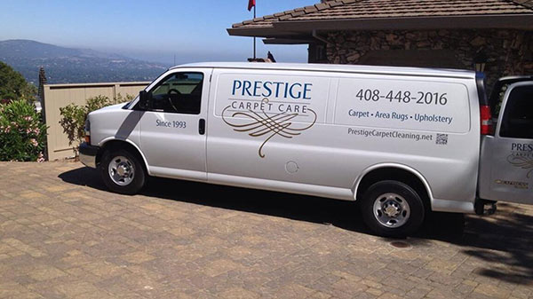 Prestige Carpet Care Van and Equipment