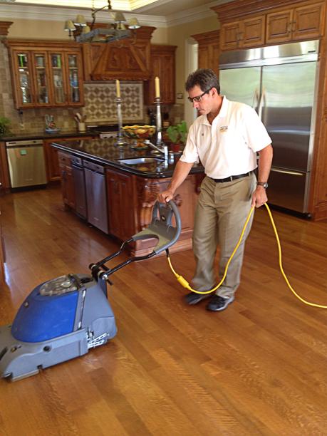 Bill Cleaning Hardwood Floors